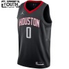 Camiseta Niños NBA Houston Rockets Jalen Green 0 2022-23 Jordan Statement Edition Negro Swingman
